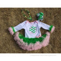 St Patrick romper shamrock baby romper sets kids tutu dresses cotton baby romper baby girls tutu romper baby 2015 wholesale